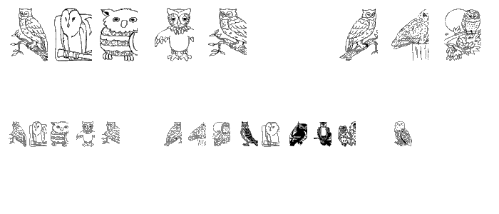 AEZ Owls for Traci font